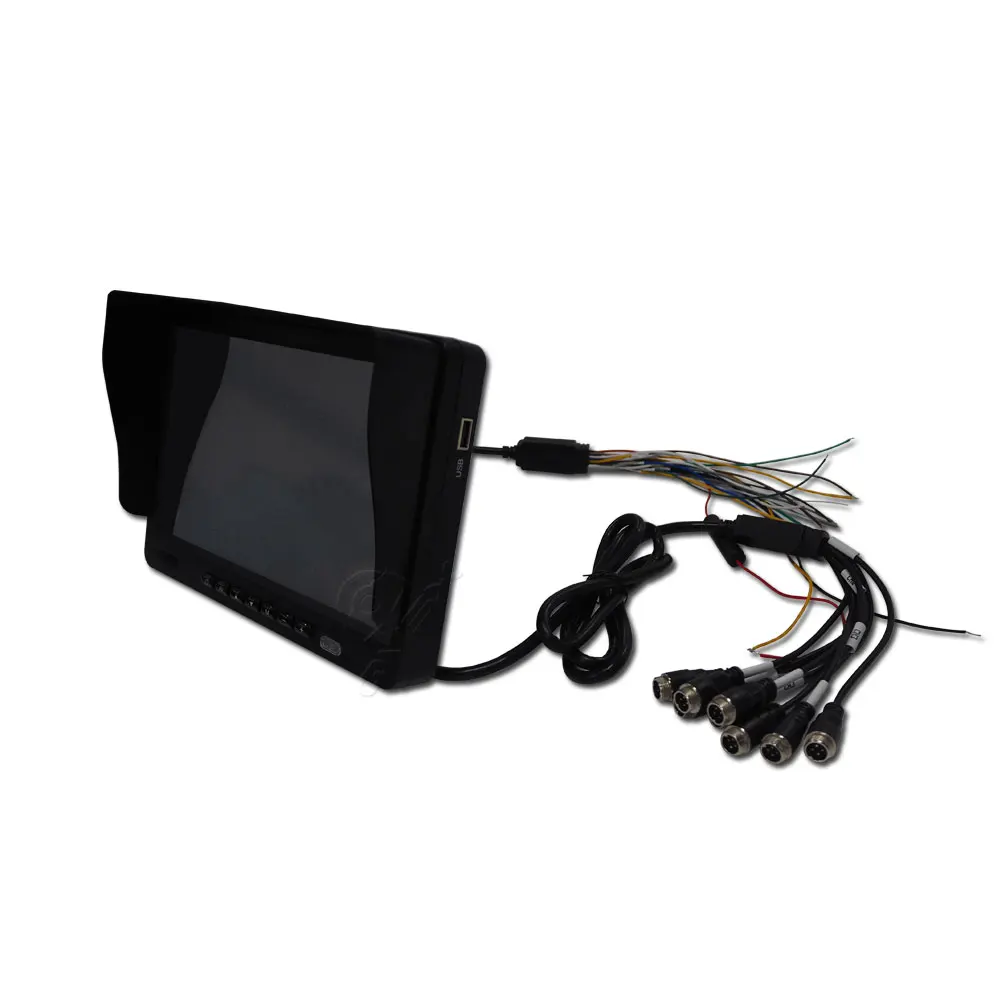 YYHC-1080p 360-degree panoramic video system 4G remote real-time video truck aerial view