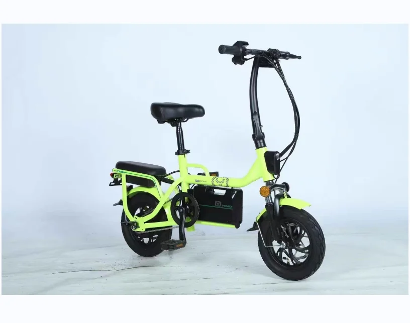 

12 Inch Mini Size Handle Bar Folding Electric Bicycle 350W 48V 10Ah Electric City Bike Foldable Electric Bike