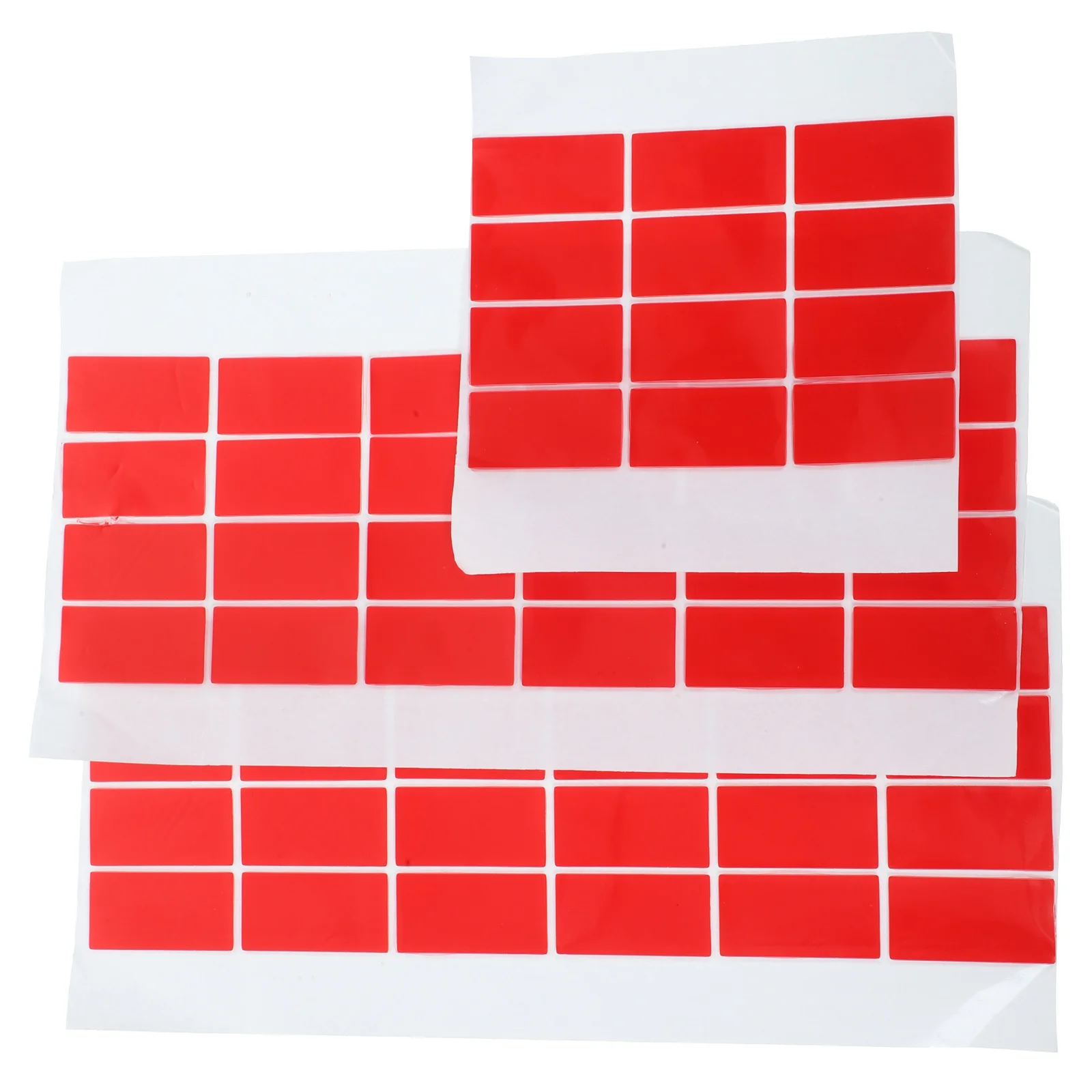 60 قطعة ملصقات مربعة لاصقة مزدوجة الجوانب شفافة لا أثر شريط قابل للإزالة DIY بها بنفسك الحرف الزفاف سيارة بالون تزيين الختم #3