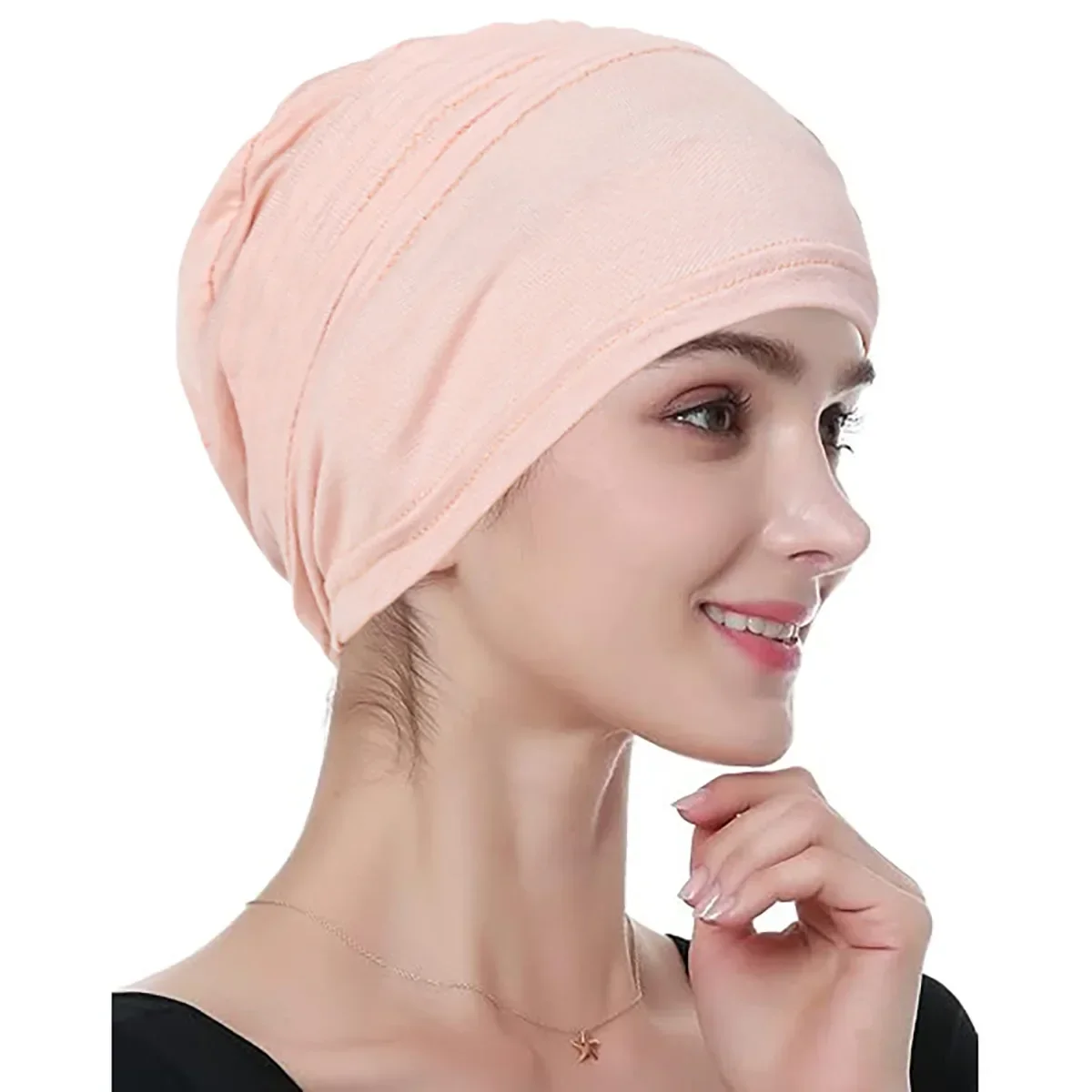 

2025 мусульманский женский хиджаб, внутренняя шляпа, эластичные шапочки, хлопковый платок, исламский головной платок, химиотерапия, шапка от выпадения волос, Turbante Mujer
