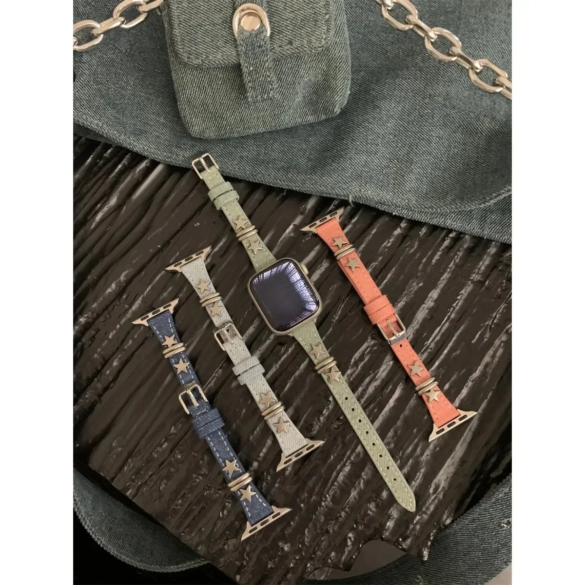 Uhrenarmband für iWatch 42/44/45/46/49 mm 38/40/41 mm, modisches und freizeitliches Uhrenarmband für die Uhrenserie Ultra2, Serie 10/9/8/7/6/5/4/3/2/1_voghion.com