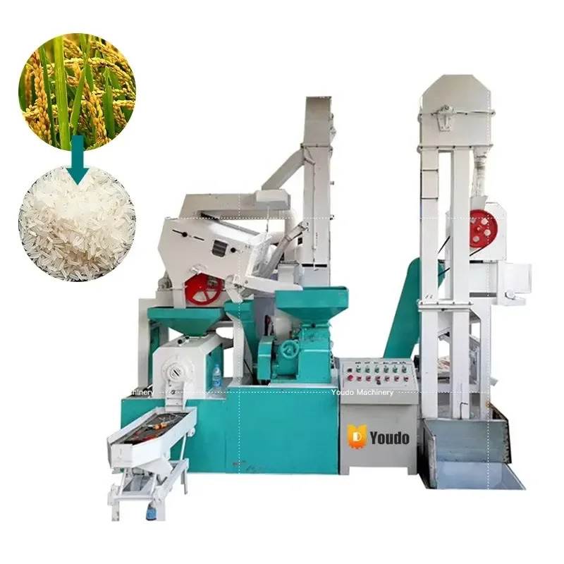 UDNM-20 High Quality Low Price Modern Large Scale Grain Processing Machine Rice Peeler Rice Milling Machine