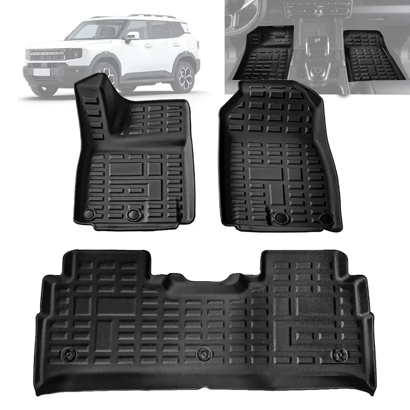 

4pcs TPE Front Rear interior Car Carpet foot Mats For Chery Jetour T1 2024 2025 All Weather Waterproof Anti-Slip Foot Pads