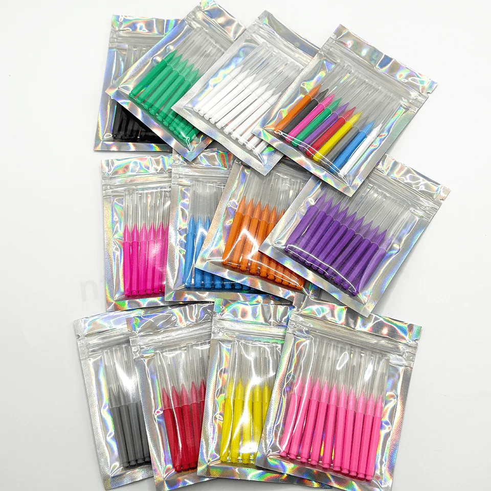 10 Piezas Cepillos Interdentales Cepillo Dental para Limpieza entre Dientes, Herramientas de Limpieza Dental para Ortodoncia, Micro Cepillos Suaves 4
