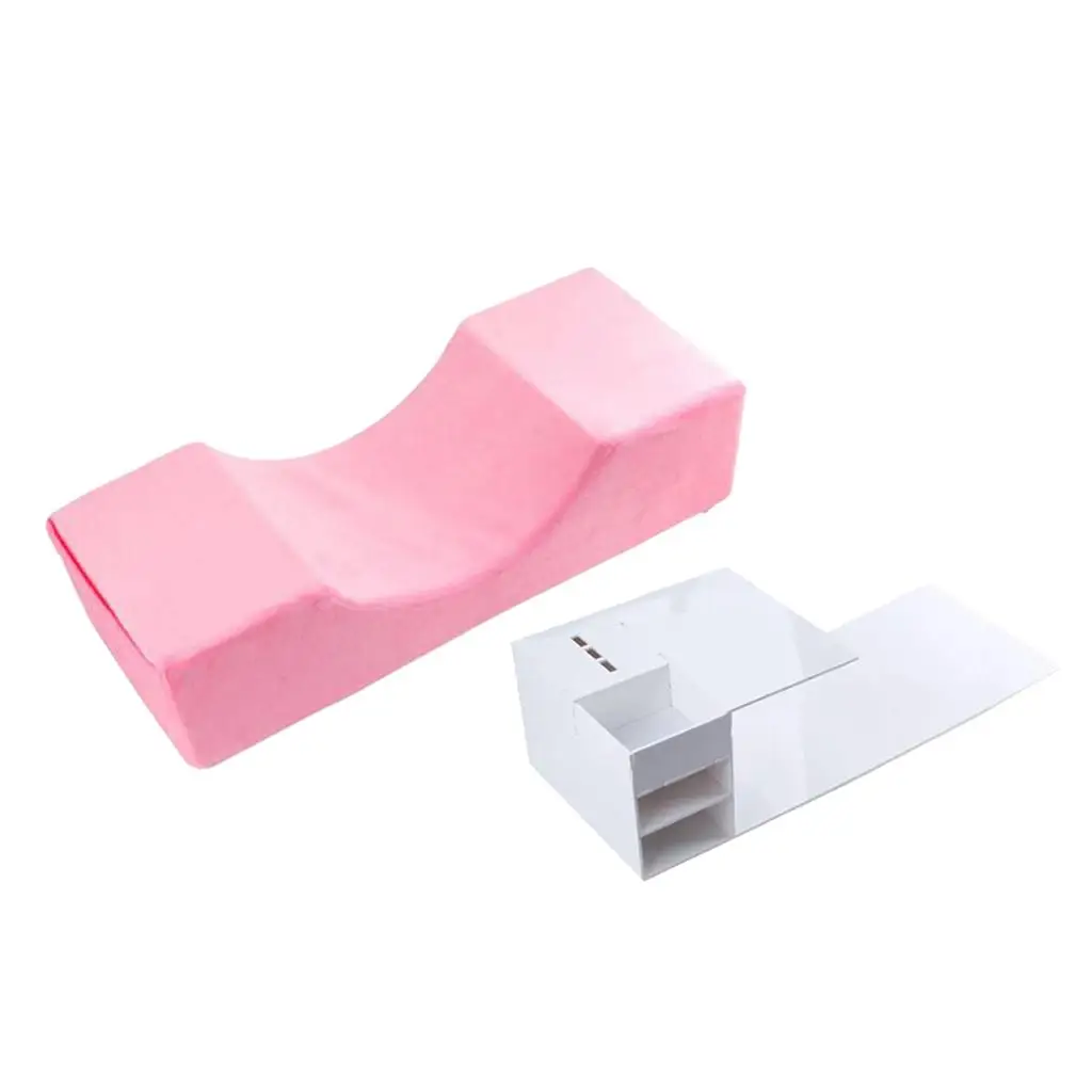 

Eyelash Extension Pillow Neck Support Memory Foam w/Shelf Kit for Salon Home