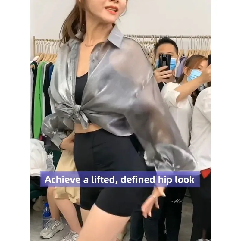 女性用 Flagip お腹コントロール ヒップアップ オルトパンツ ヨガパンツ 夏用インナーウェア セパンツ 防光 ウォーキング