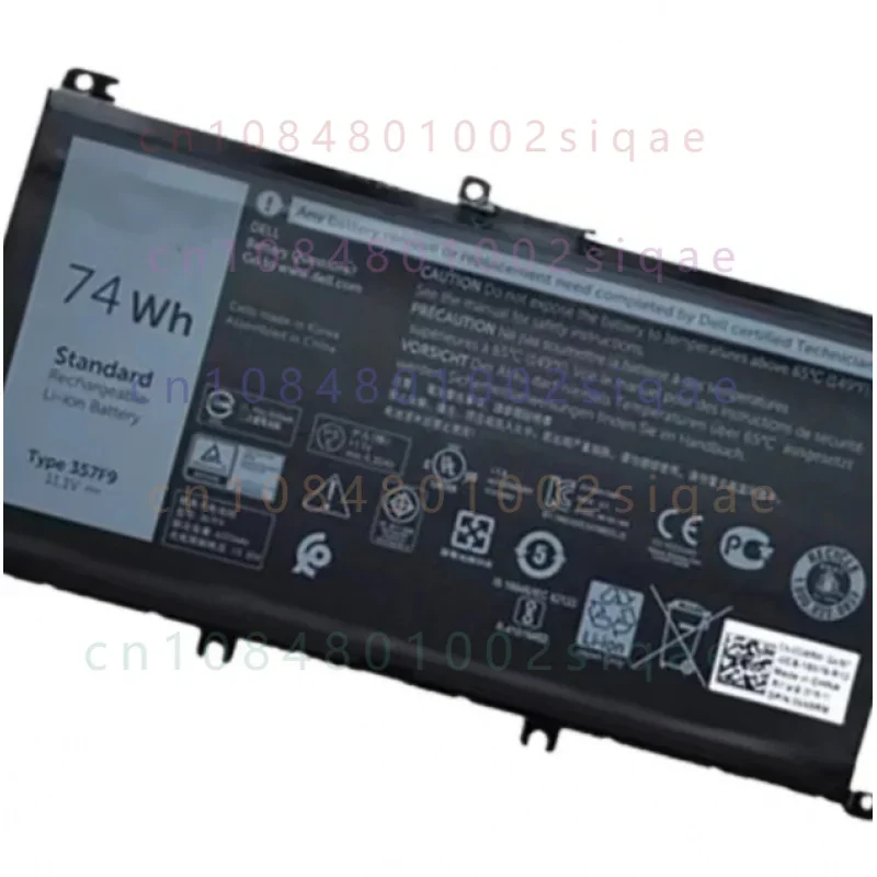 357f9 for dell inspiron 15 7000 5576 5577 7559 0gfj6 p57f 071jf4 0357f9 laptop battery 6400mah