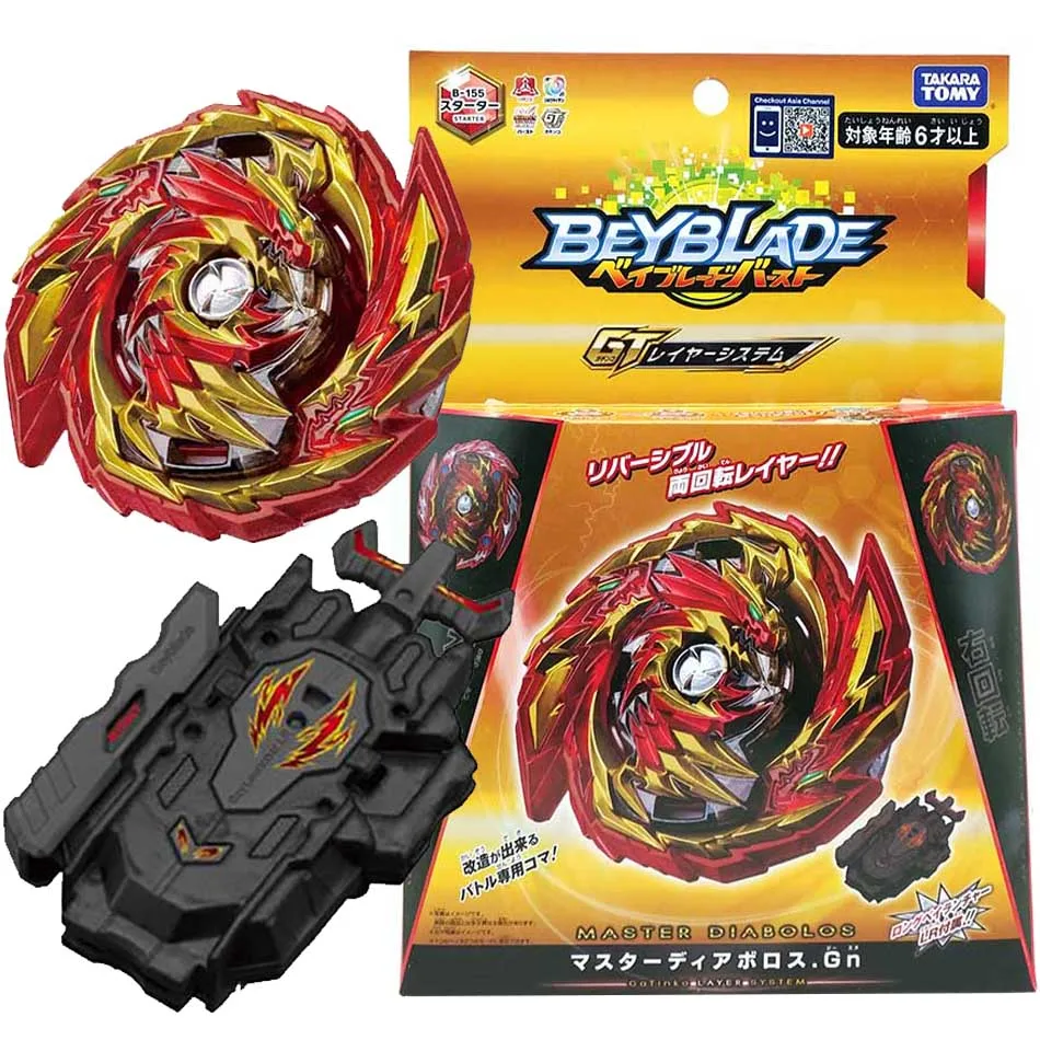 Takara Tomy Beyblade Burst GT B-155 starter Master Diabolos.GN