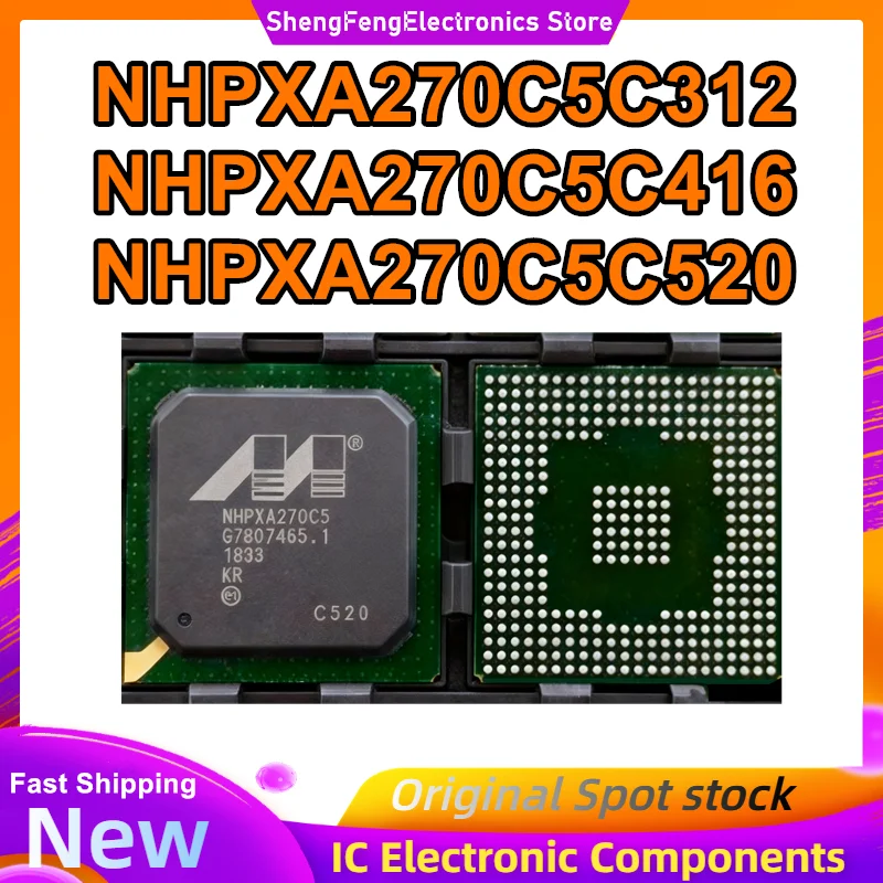 

NHPXA270C5C312 NHPXA270C5C416 NHPXA270C5C520 BGA356 микросхема 100% новый оригинал на складе