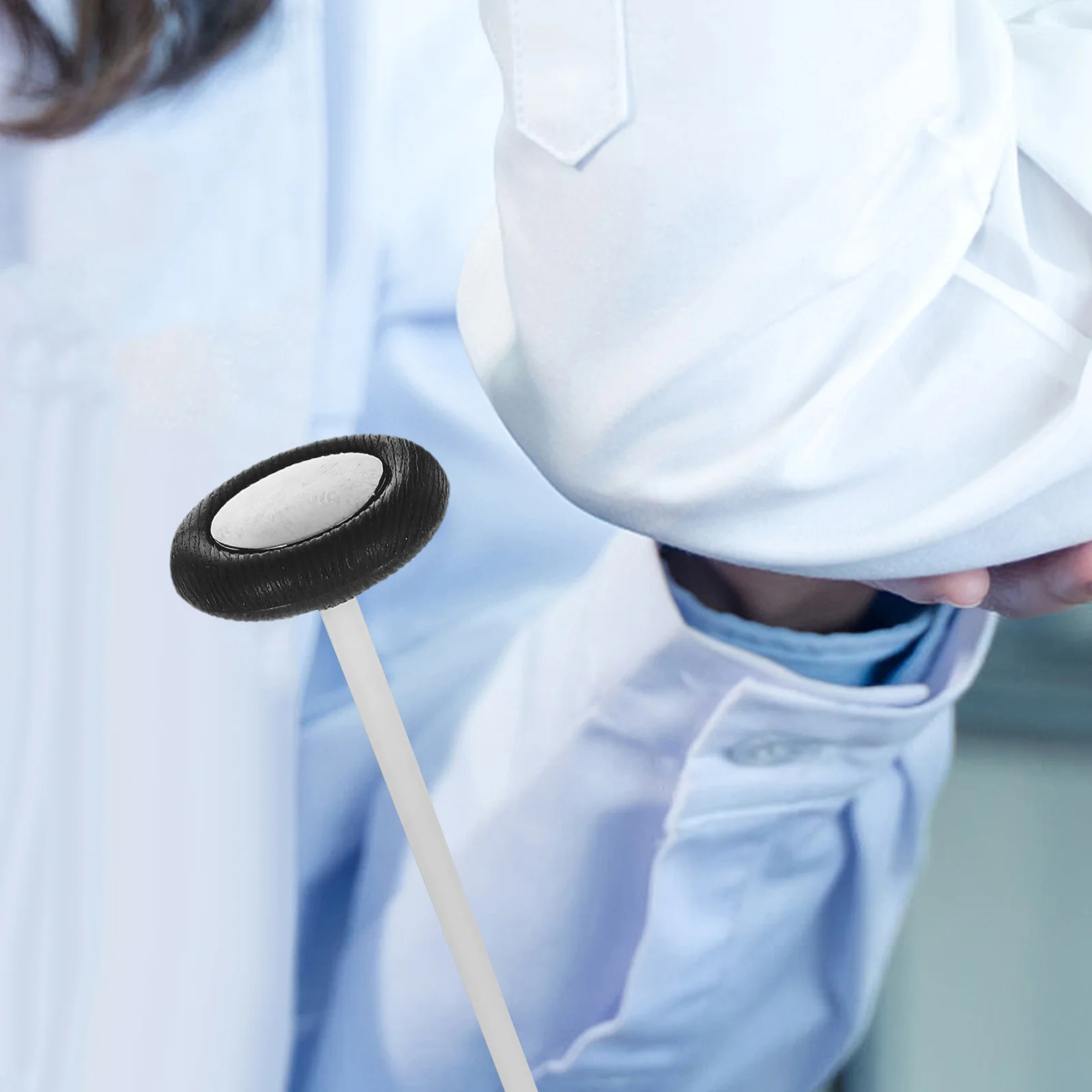 مطرقة تشخيصية منعكسة مستديرة متينة أداة طبية بلاستيكية محمولة متعددة الوظائف للتقييمات العصبية الدقيقة و #5