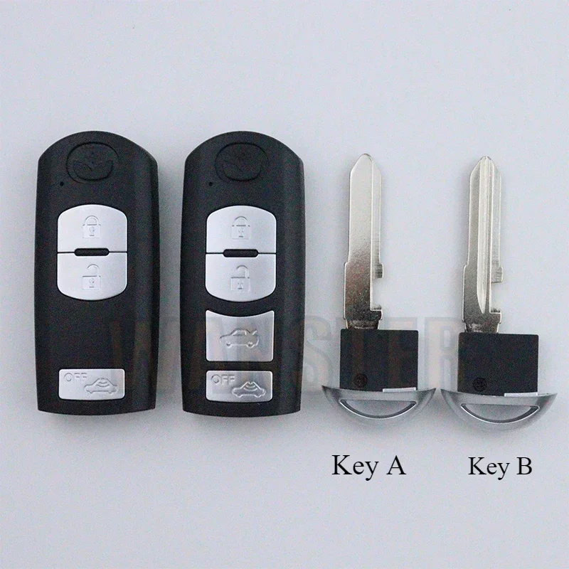 for Mazda 3 5 6 8 CX5 CX7 CX9 CX-5 CX-7 CX-9 MX-5 MX5 Miata RX-8 X-5 Summit Axela Atenza M3 M6 Car Key Fob Case Shell Housing