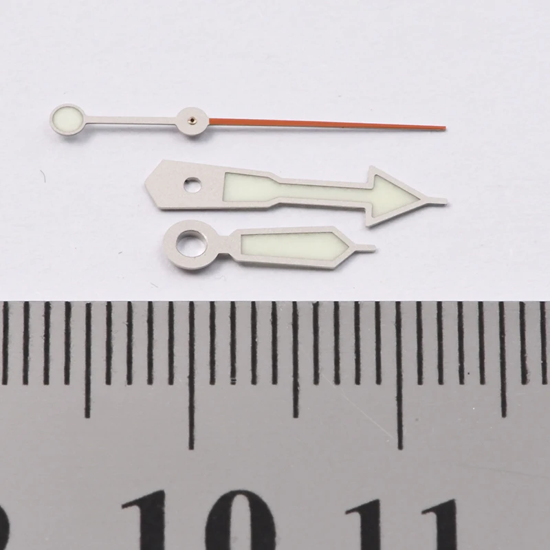 fits Seiko watch hands C3/BGW-9/Orange super Luminous NH35/NH36 Hands SKX007/009 Turtle 6105 6309 Master MM300 SBDX Watch Hands view 6