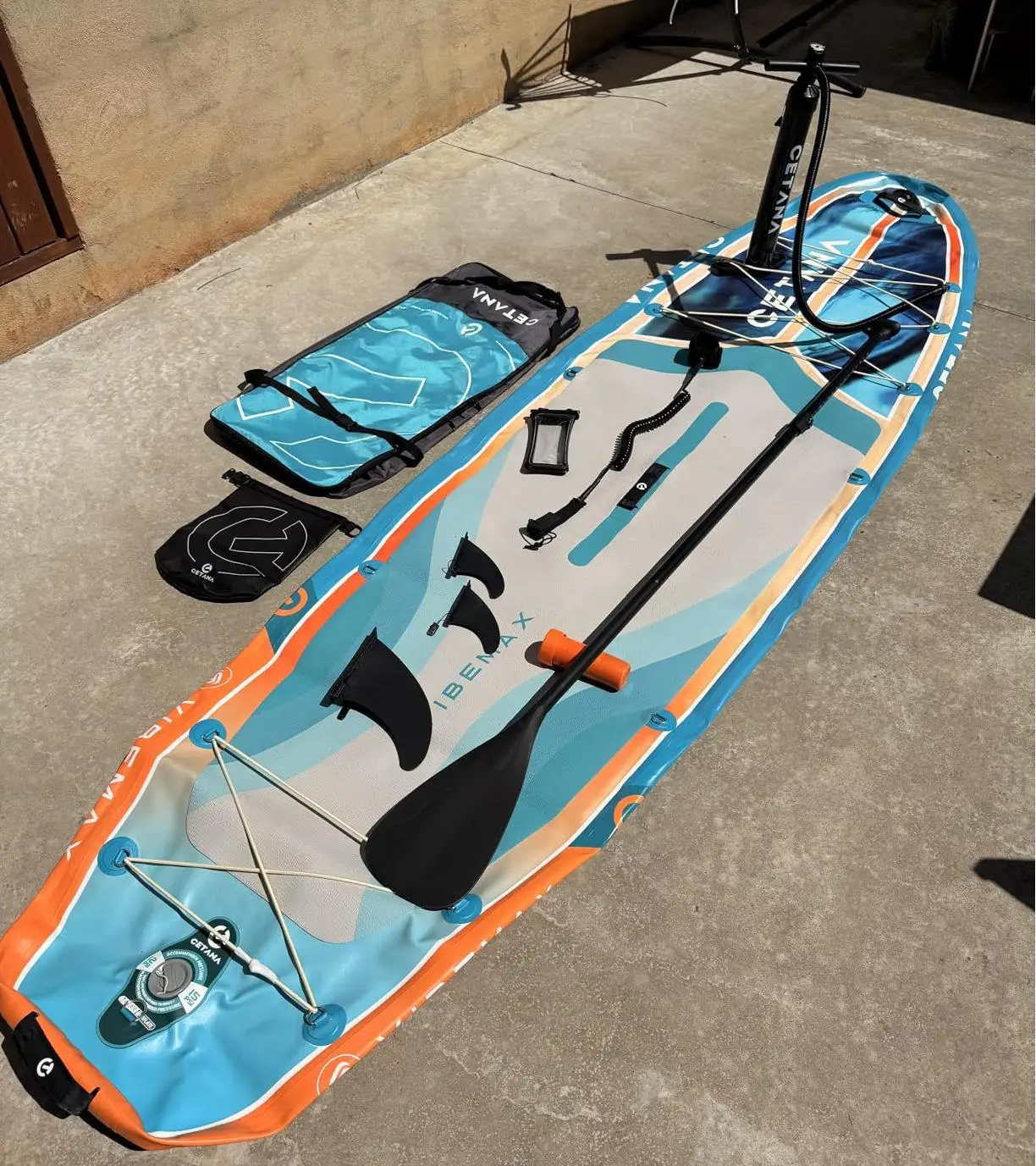 

PF Hot Selling Customized Water Surfing 11'6''*35"*6" Sap Inflatable SUP Stand-Up Paddle Board Unisex Waterplay Surfing