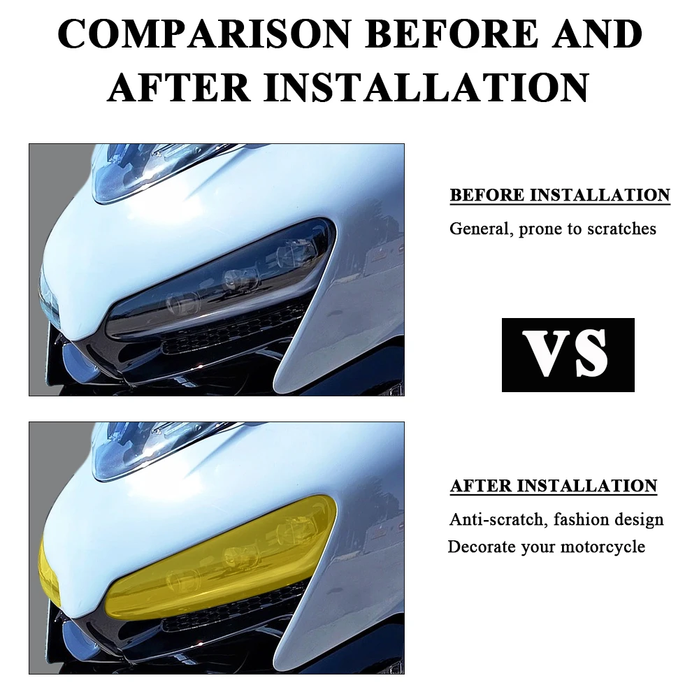 Colorful Headlight Film For Zontes 368K 368 K 368k 2024 2025 2026 Clear Headlamp Decal Protector Motorcycle Stickers Accessories