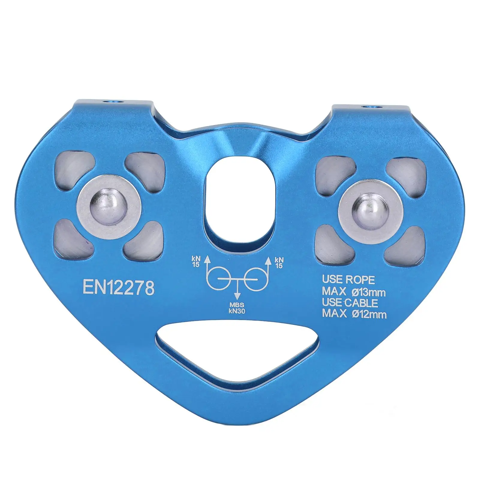 Lightweight Double Shaft Climbing Pulley for Canyoning - High-Quality Climbing Sheave