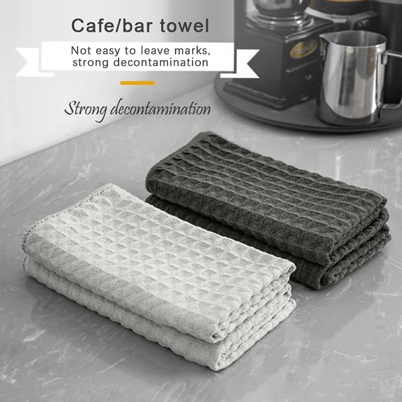 Super Absorbent Towel Barista Towel Rag Bar Coffee Machine Cleaning Cloth Tableware Household Cleaning Towel Kichen Tools