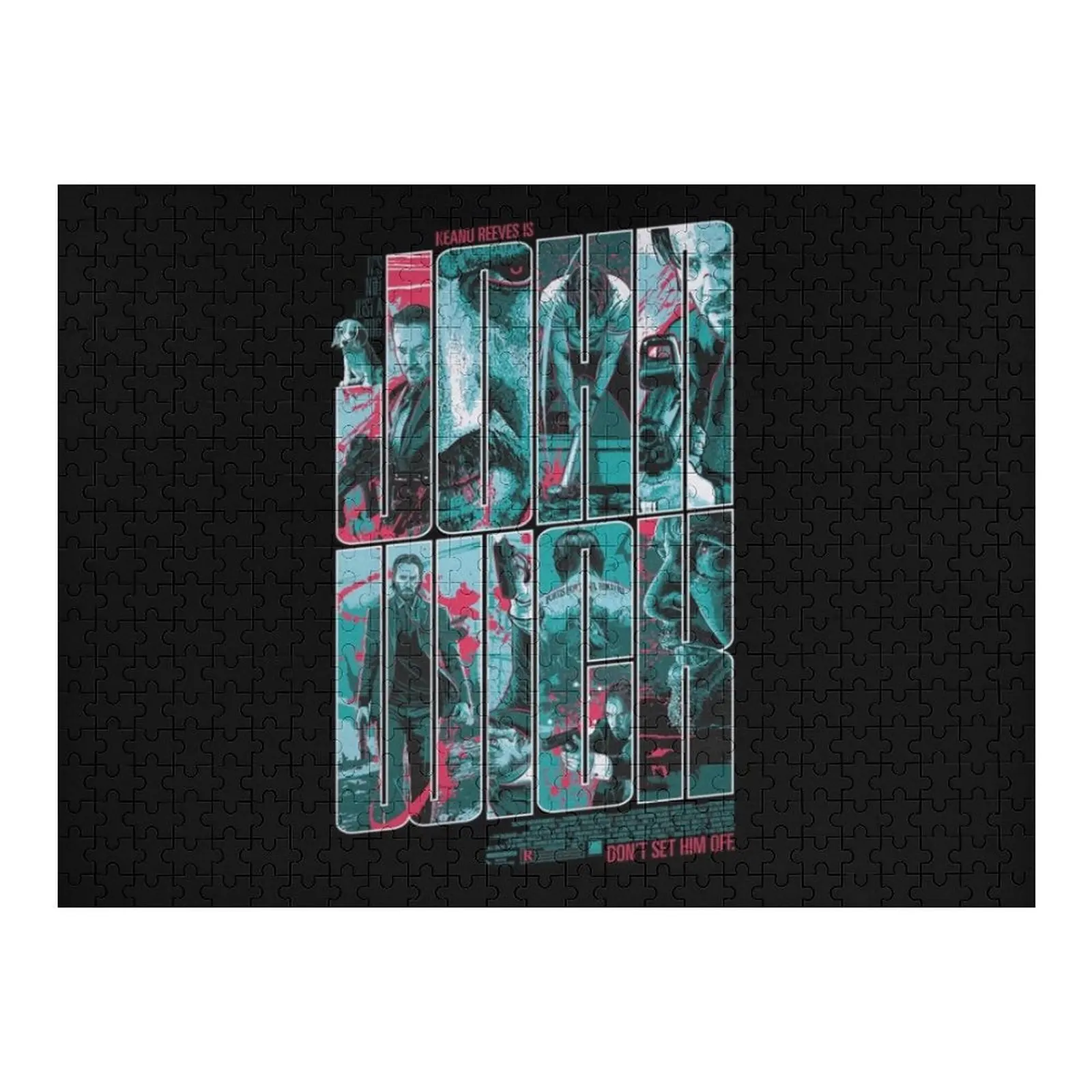 

john wick design Jigsaw Puzzle Custom Child Gift With Personalized Photo Personalised Puzzle