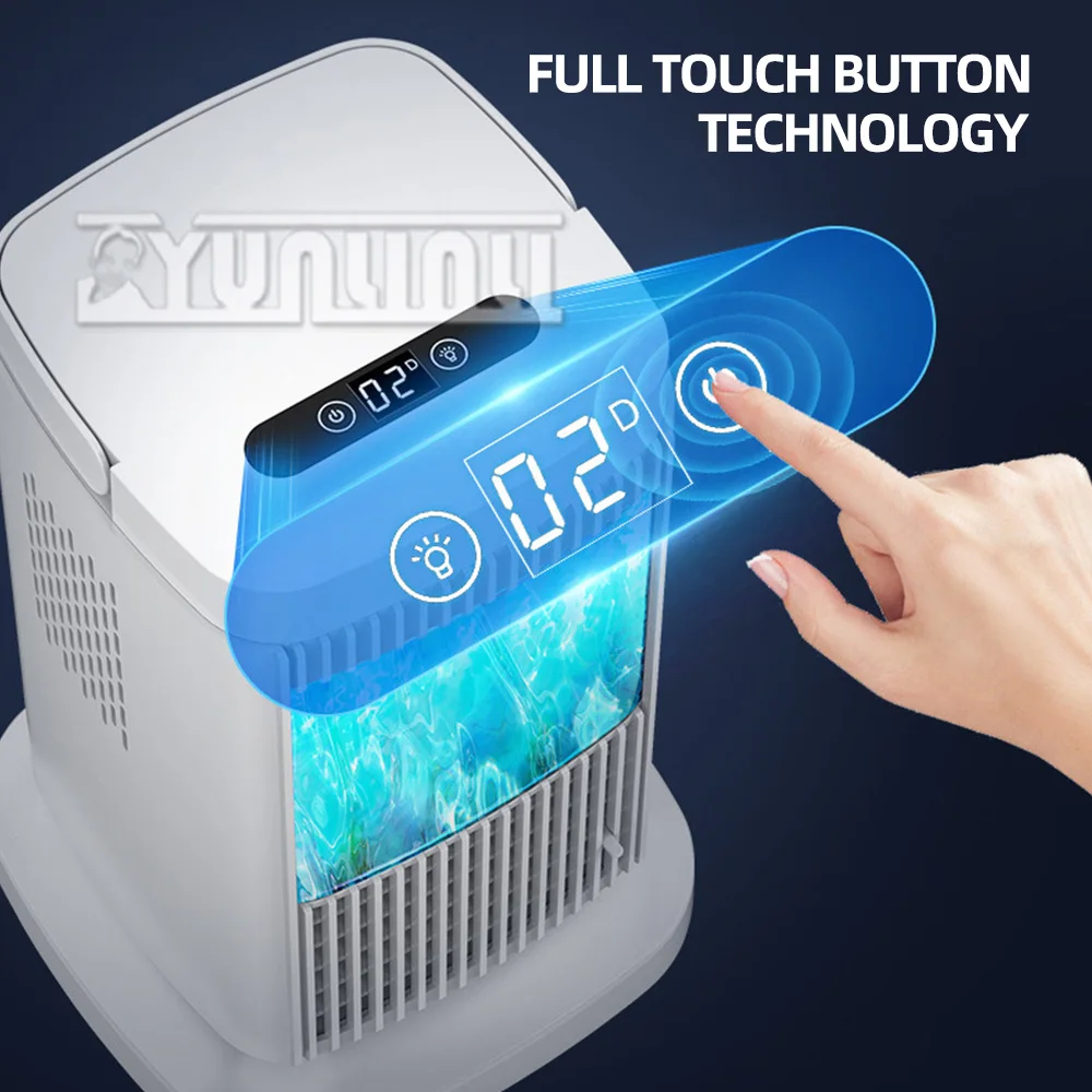 مكيف هواء صغير محمول، مروحة تبريد كهربائية، تكييف هواء منزلي صامت دون إضافة ماء، Climatiseur Maison الصيفي
