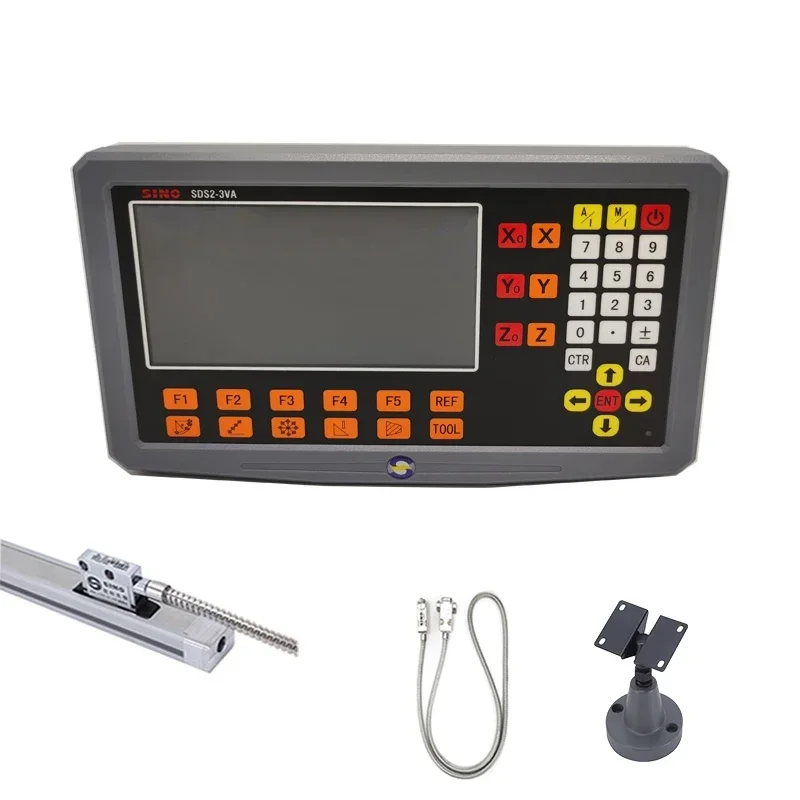 3 Axis SDS 2-3VA Digital Readout System DRO Kit KA300 Glass Linear Scale Ruler Used for Milling / Lathe/Grinding Machine