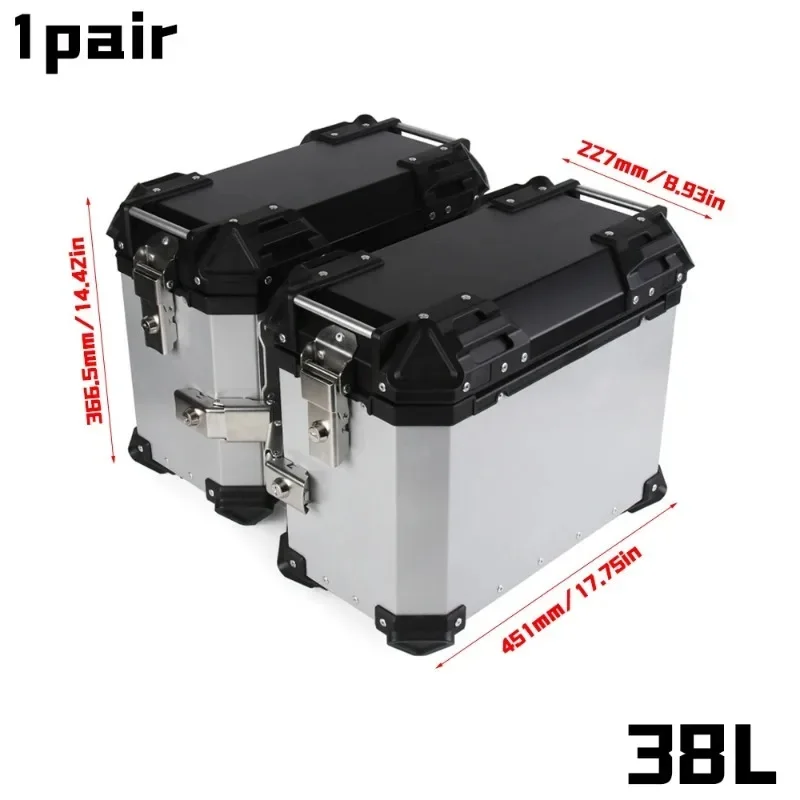 Stainless Steel Motorcycle Side Boxes Bracket MotorBike Side Luggage Box Steady Frame Kits for Suzuki V-Storm DL250 DL650 DL1050