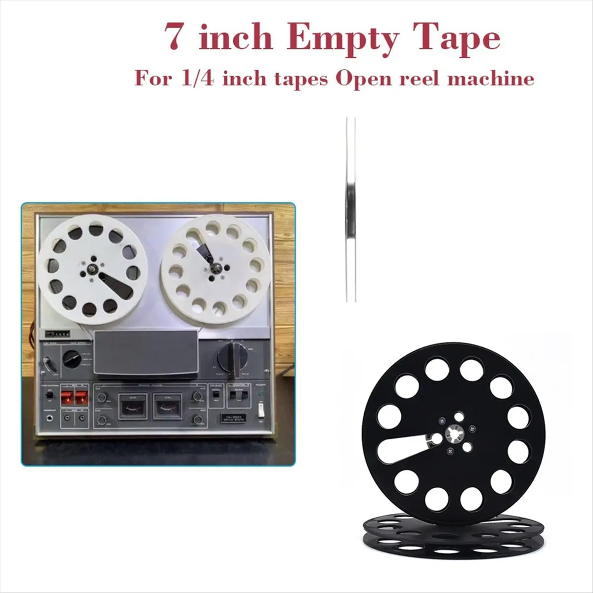 2026 Trend 1/4 7 Inch Empty Take Up Reel to Reel Hub Universal Empty Take Up Reel to Reel for / ReVox Studer A