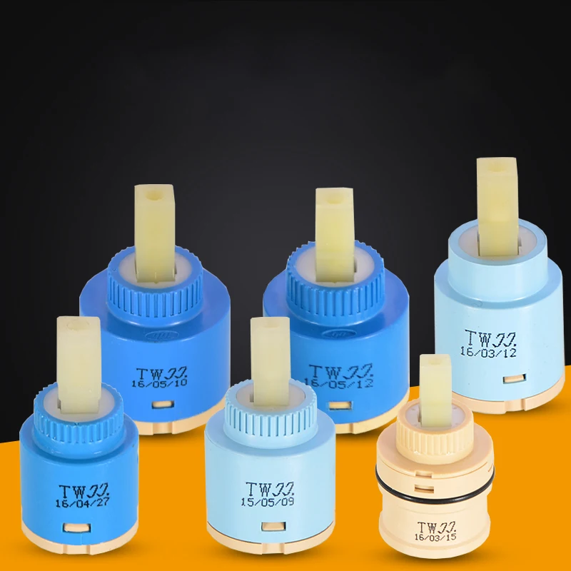 1Pcs 25/30/35/40mm Watersaving Replacement Ceramic Cartridge Kitchen Bathroom Water Mixer Tap Valve Spool Faucet Replace Part