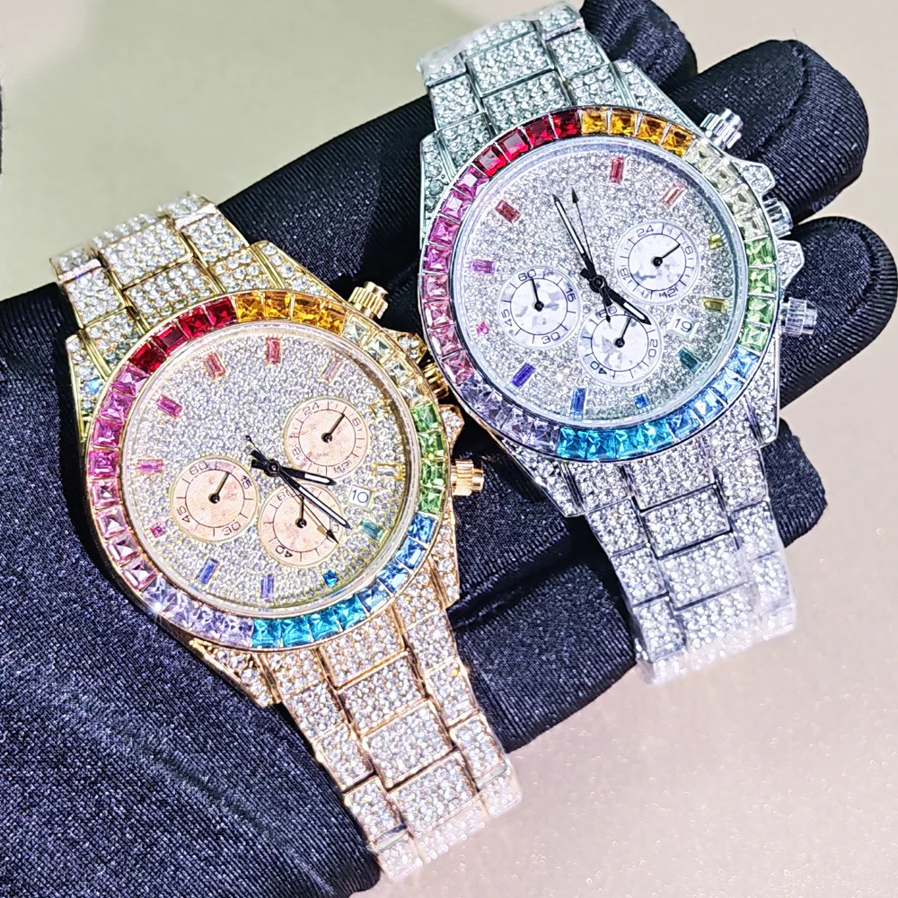 High Quality Luxury Ice Colore - High Jewelry Watches ulasan dan harga