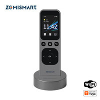 Zemismart WiFi IR Central Remote Work with Tuya with HD Touch Screen Wireless Charging Base Infrared Control Smart Devices