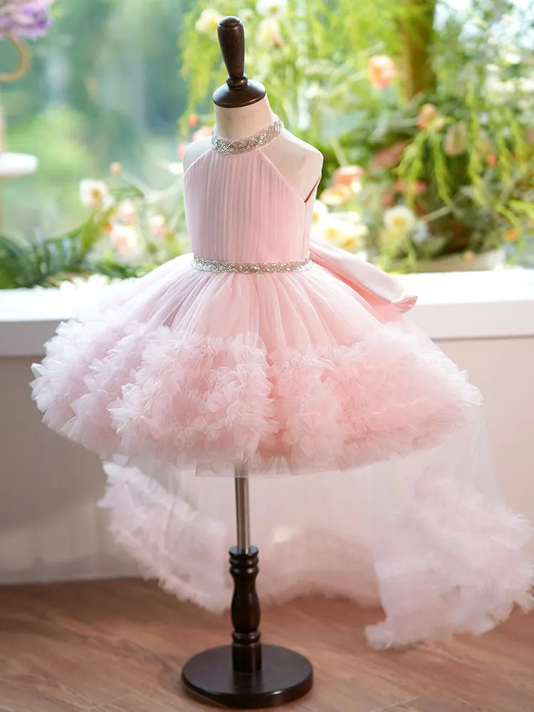 JDY Custom Children's Performance Dr Wedding Girl's Flower Girl Piano Performance Costume Luxury High End Outfit فساتين ب