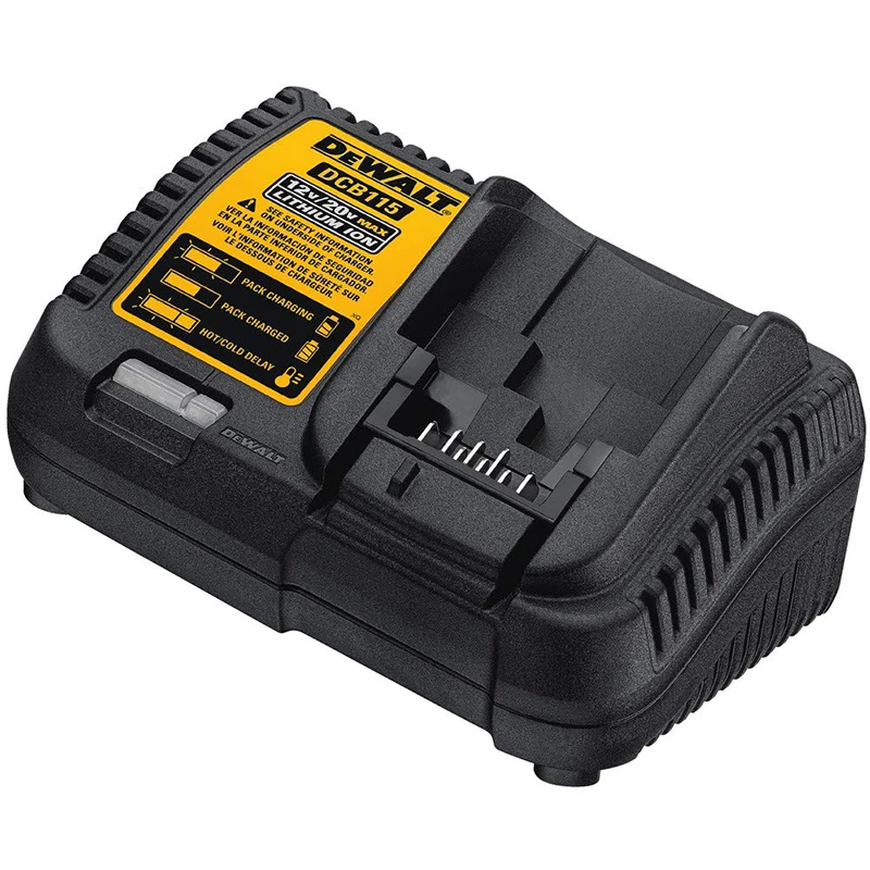 DEWALT – chargeur de batterie Lithium-Ion 12V 20V MAX, indicateur LED, Original, Charge rapide, DCB115