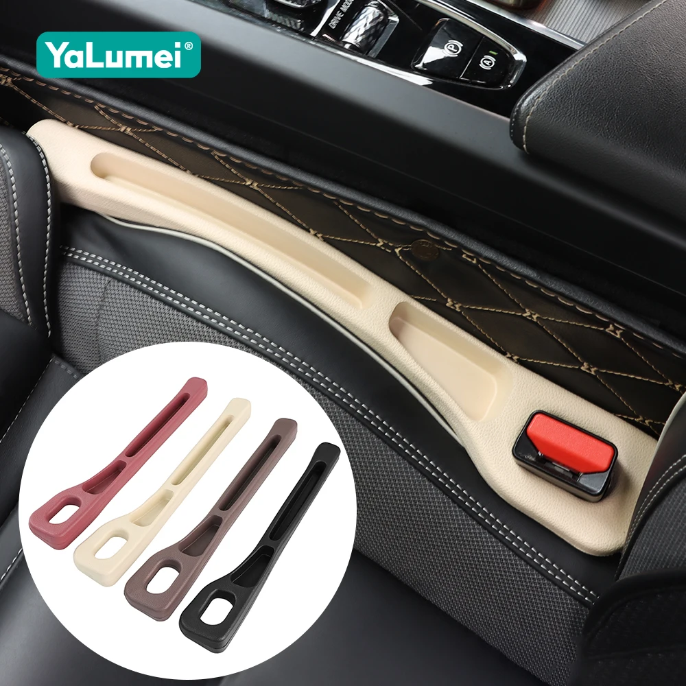 

For BMW X1 E84 F48 X2 F39 X3 E83 F25 X4 F26 X5 E53 E70 F15 F85 X6 E71 E72 Car Seat Leak Proof Strip Side Seam Storage Organizer