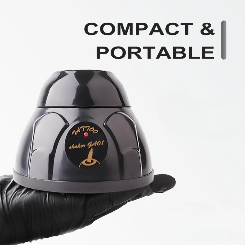 Mini misturador vortex 5200rpm shaker tatuagem suprimentos para laboratório mistura pintura unha polonês cílios adhensivos tinta de tatuagem e tubos de ensaio