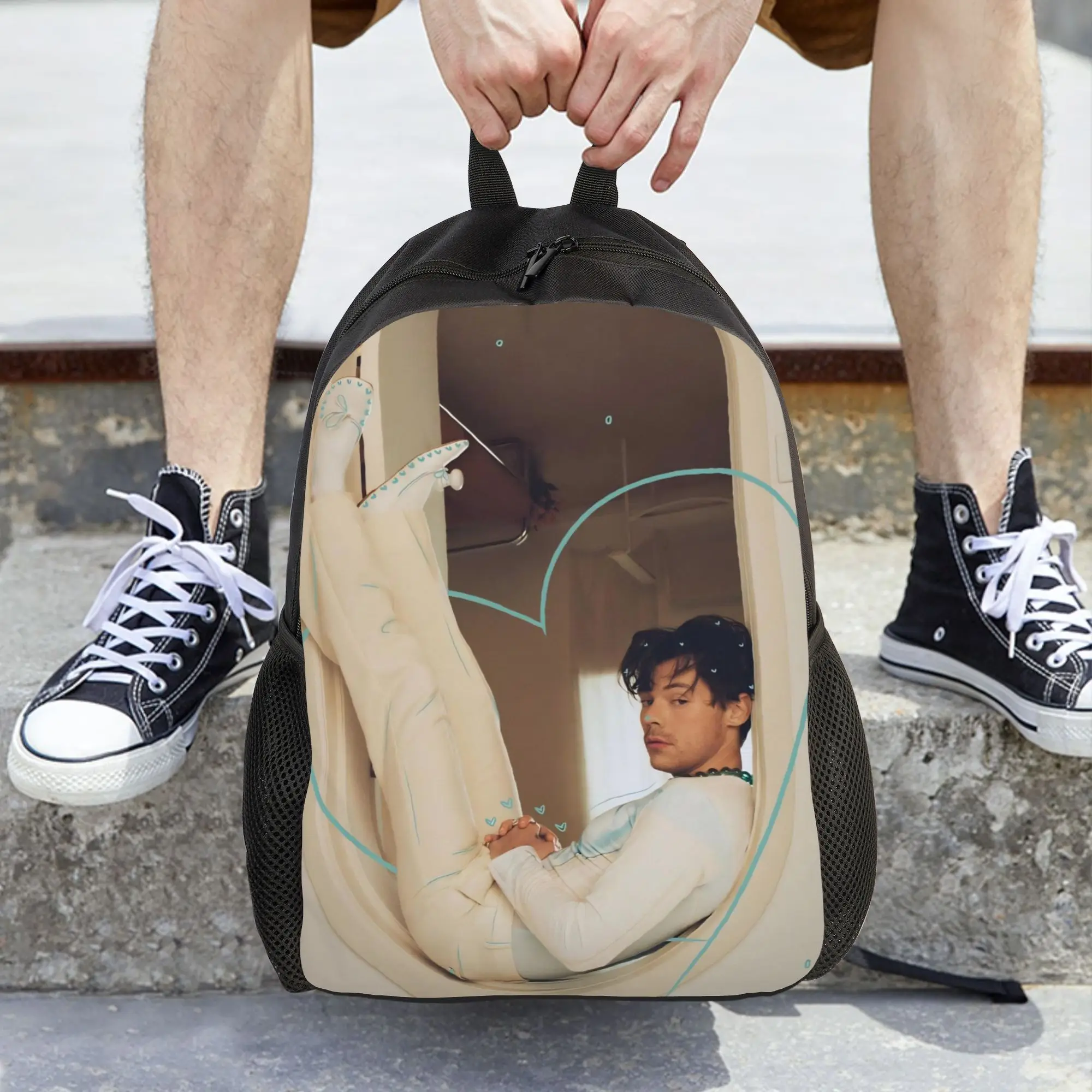 

Женский рюкзак Harry Styles Singer, модный студенческий школьный рюкзак, компьютерный рюкзак для мальчиков и девочек, дорожная сумка через плечо