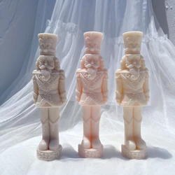 Nutcracker Silicone Candle Mold Christmas Decor Silicone Mold Dinner Soy Wax Silicone Mould Christmas Ornaments