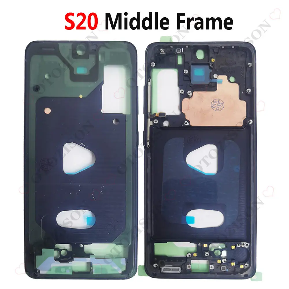 S20 FE 4G 5G Middle Frame For Samsung Galaxy S20+ S20 Plus S21 Ultra frame G980 G985 G988 G991 G998 Phone Replacement Housing