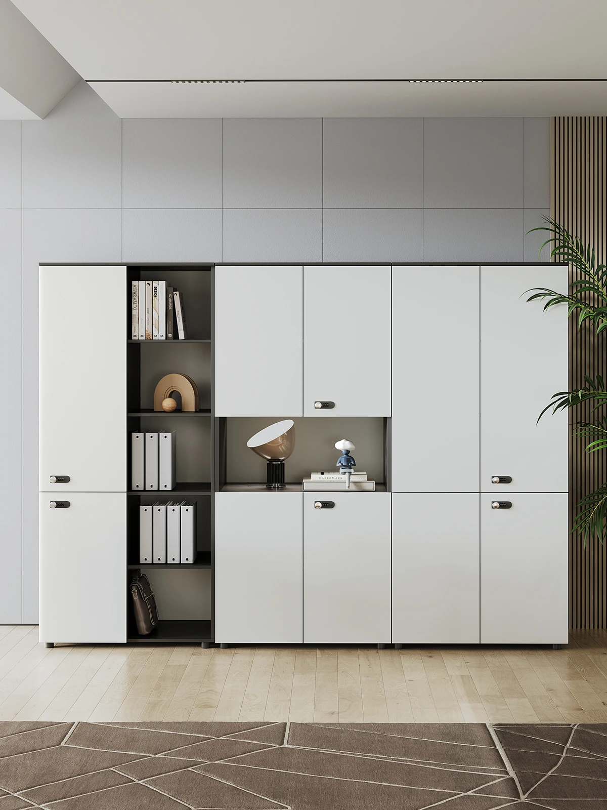 Office furniture File cabinet Archive cabinet Office cabinet File cabinet Office bookcase Storage cabinet Locker Two-door cabine