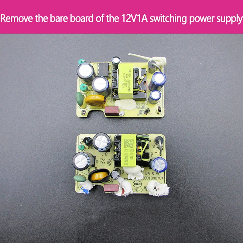 1Pc AC-DC 100-240V To 12V 1A Power Supply Board Router Monitoring Isolated Switching Power Supply Module