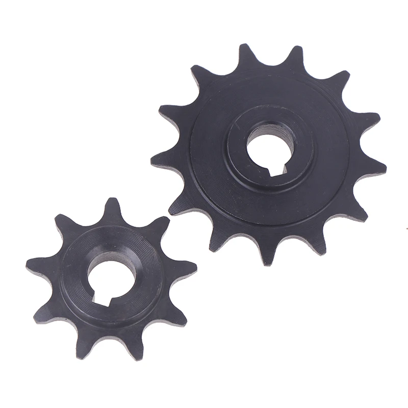9/13 Teeth Electric Vehicle Type 410 Bike Chain Wheel Pinion Gear Motor Sprocket Carbon Steel Gear For  Bicycle Parts