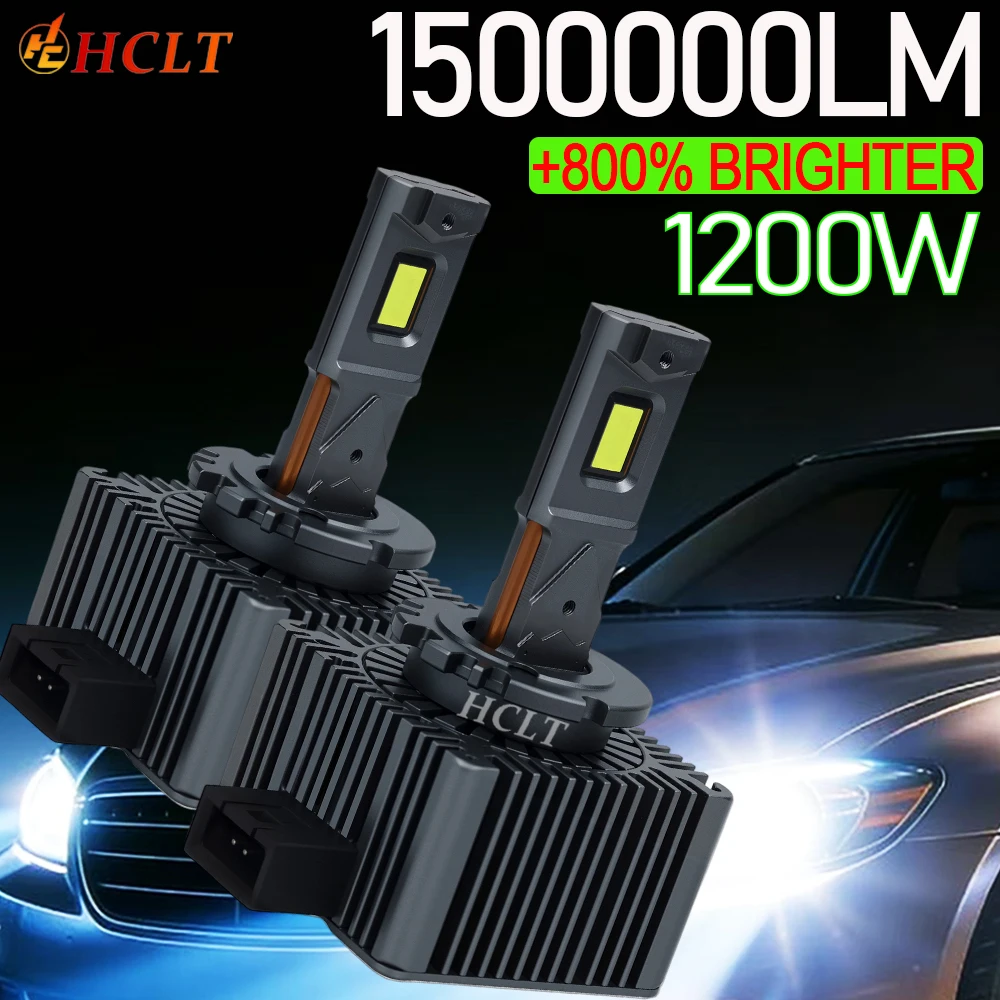 

Светодиодные лампы D3S D1S D2S LED Canbus, 4S D1R D3R D2R D4R D8S, без ошибок, для автомобильных фар, 1:1 замена ксеноновых ламп, 6000K, с улучшенным чипом CSP, автосвет
