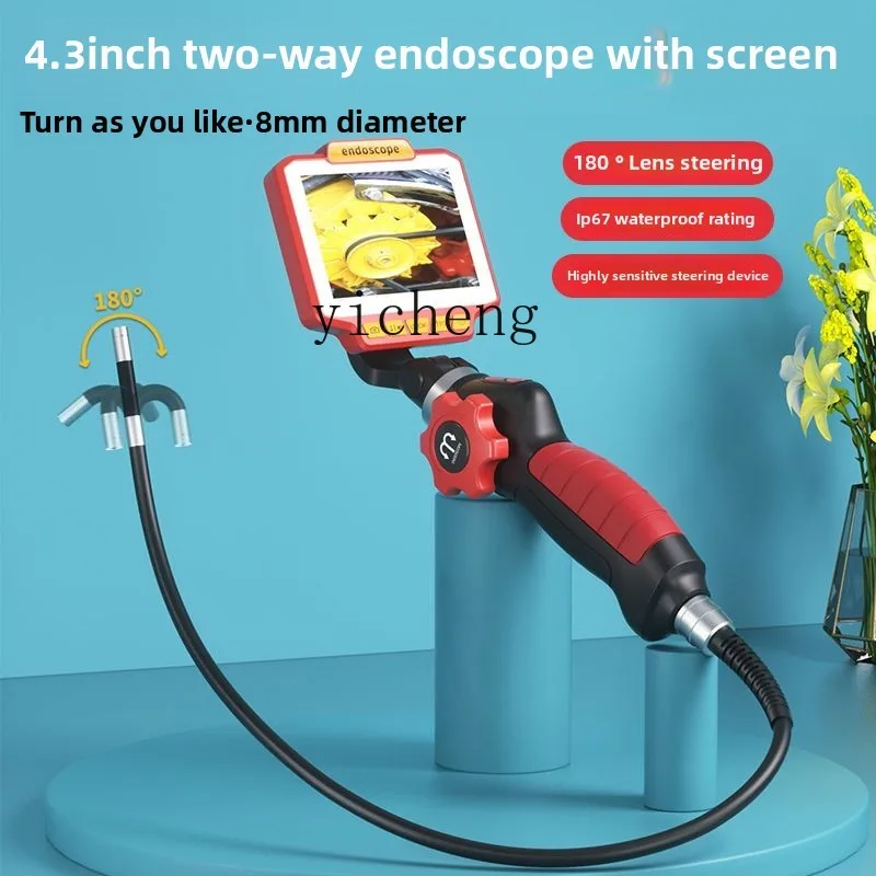 X6-2 high definition 360 rotary endoscope engine maintenance carbon deposition inner cylinder detection industrial pipeline high