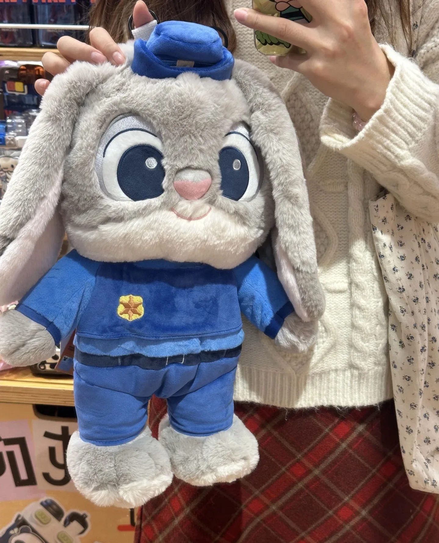 Zootopia-Bolso cruzado de muñeca con dibujos animados Judy Nick, mochila de felpa de gran capacidad, bolsos para ir al trabajo, regalos informales de moda