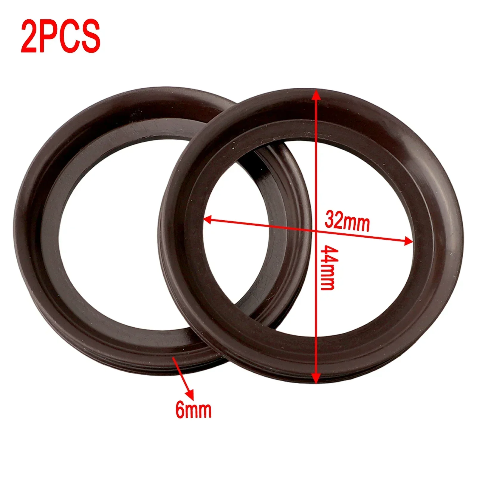 Joint d'anneau d'huile de remplacement pour médiator électrique PH65A, excellente fonction de banc, longue durée de vie, 44mm x 32mm x 6mm, 2 pièces