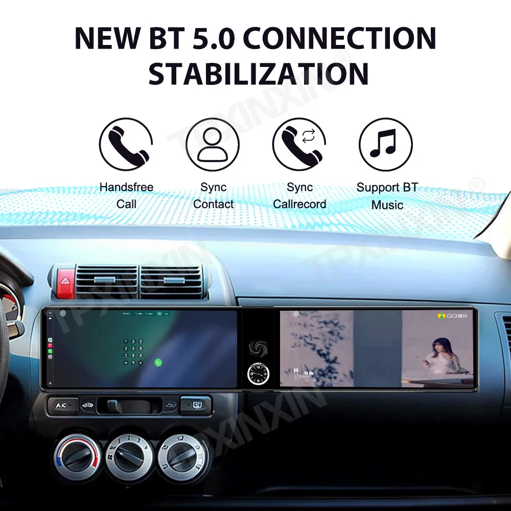 

Автомобильное радио с сенсорным экраном для Honda Fit Everus S1 City 2002-2007, автомобильный мультимедийный радиоприемник с GPS на базе Android, головное устройство