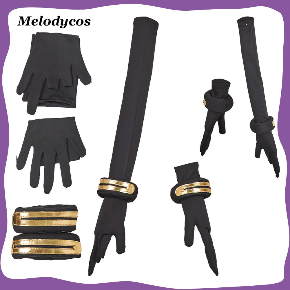 

Игра LOL Arcane Caitlyn, перчатки для косплея, кольца для рук, женская одежда для ролевых игр, реквизит, перчатки, браслеты, аксессуары для костюмов на Хэллоуин