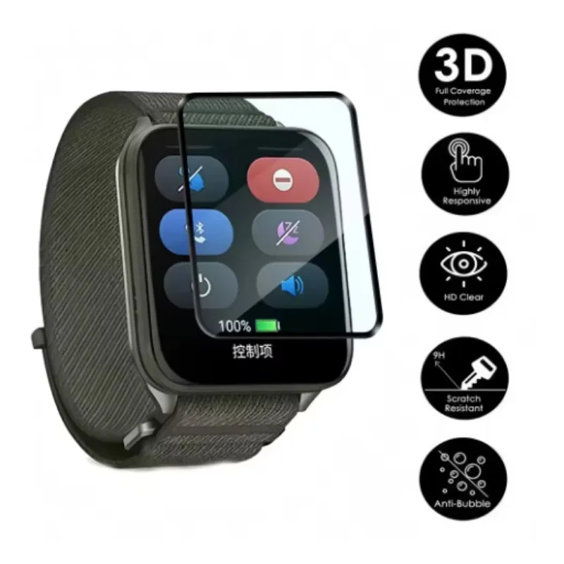 Soft TPU Film and PMMA Screen Protector For Garmin Venu X1 Tempered Glass Anti-scratch Protective