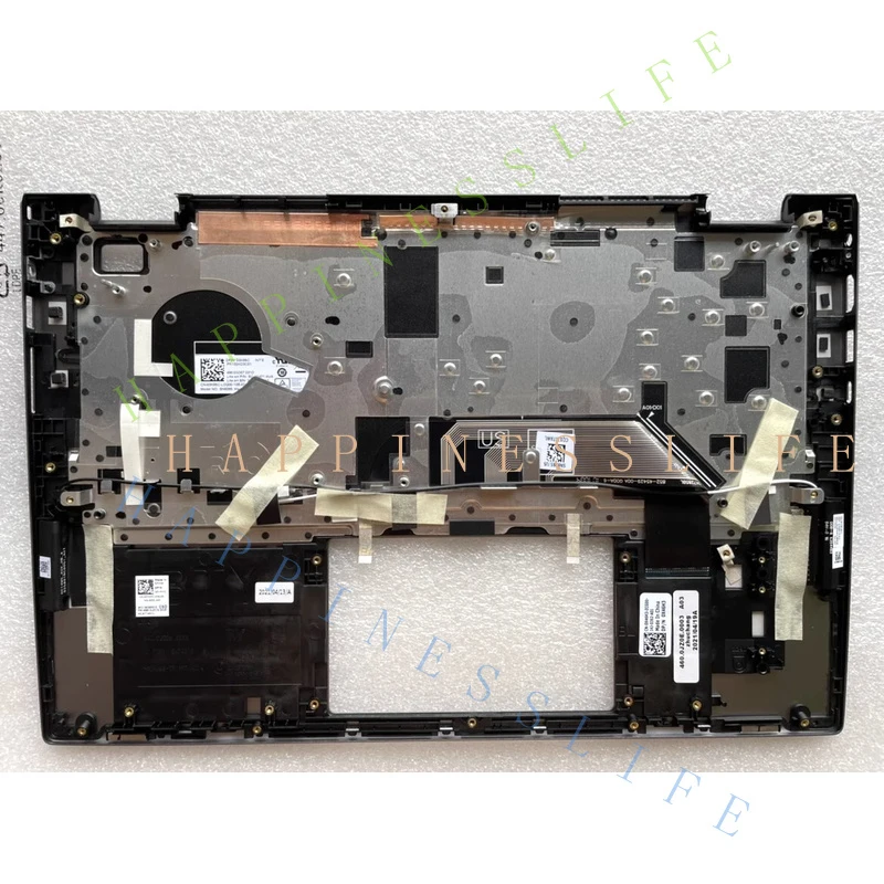 Y... New Palmrest Upper Case w/US Intl NBL KB For Dell Inspiron 14 5400 5406 2-in-1
