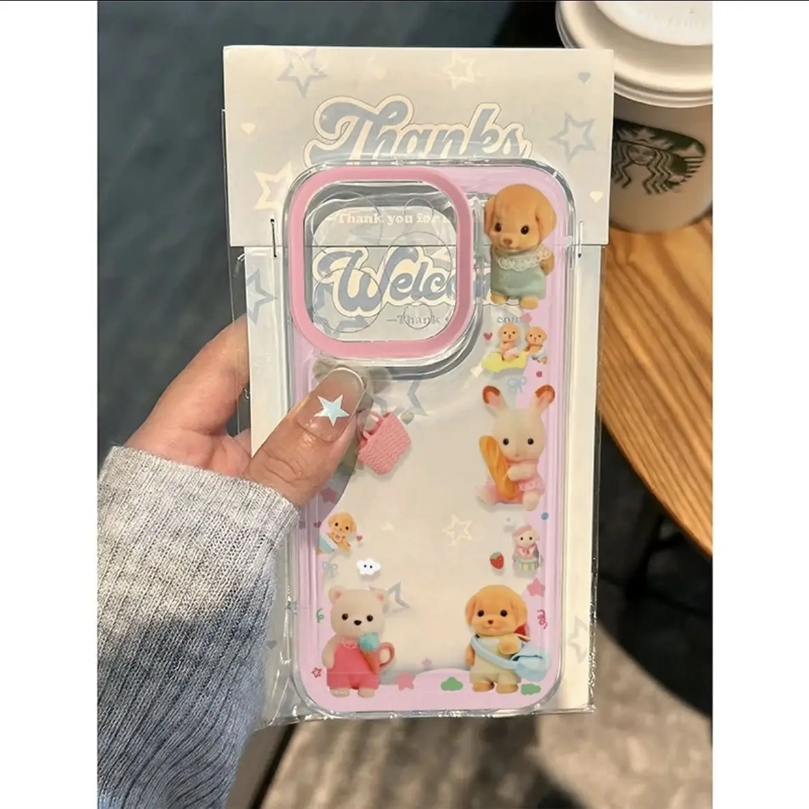 Cartoon Sylvanian Families Phone Case For Samsung Galaxy S24 S23 S22 S21 S20 FE Note20 Note10 Plus Ultra Lite 5G Clear TPU Back