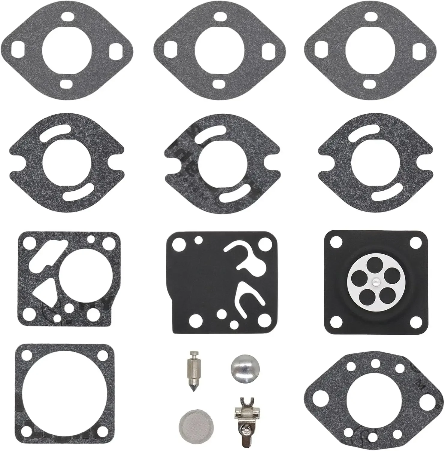 For Carburetor Repair Kit Fit for Tecumseh TC200 TC300 640230 640231 640347 RK-18HU Carb Rebuild Set for HU-99B HU-99E HU-100B H