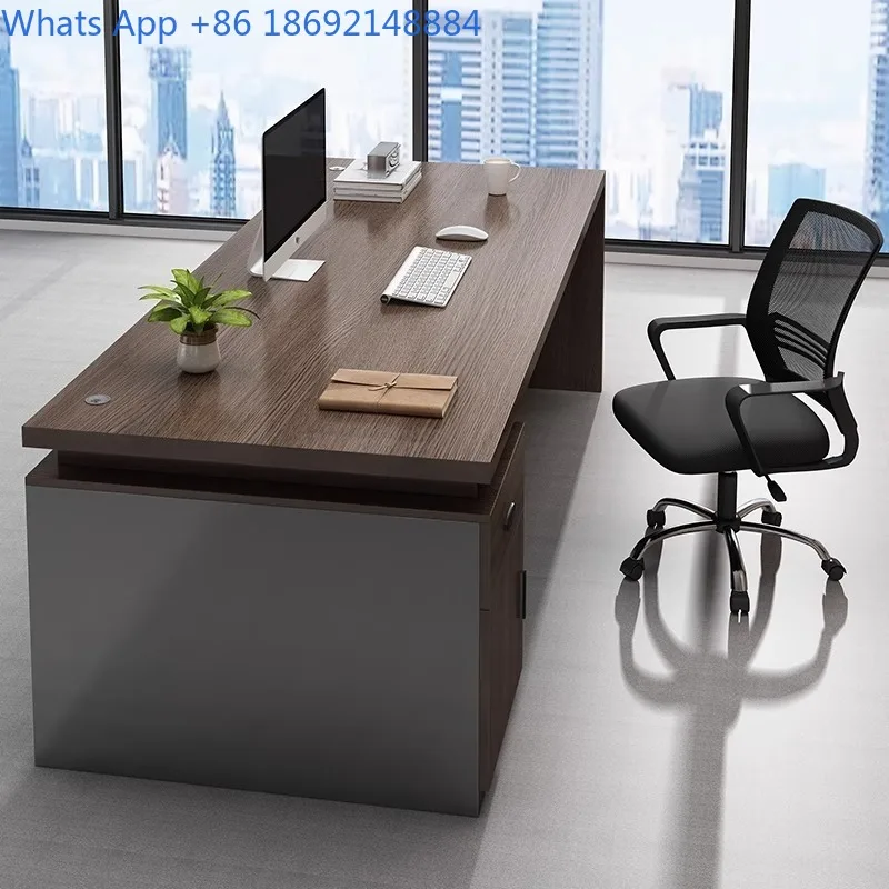 

Office Desk and Chair Set Simple Modern Employee Desk Single Double Computer Work Executive Desk