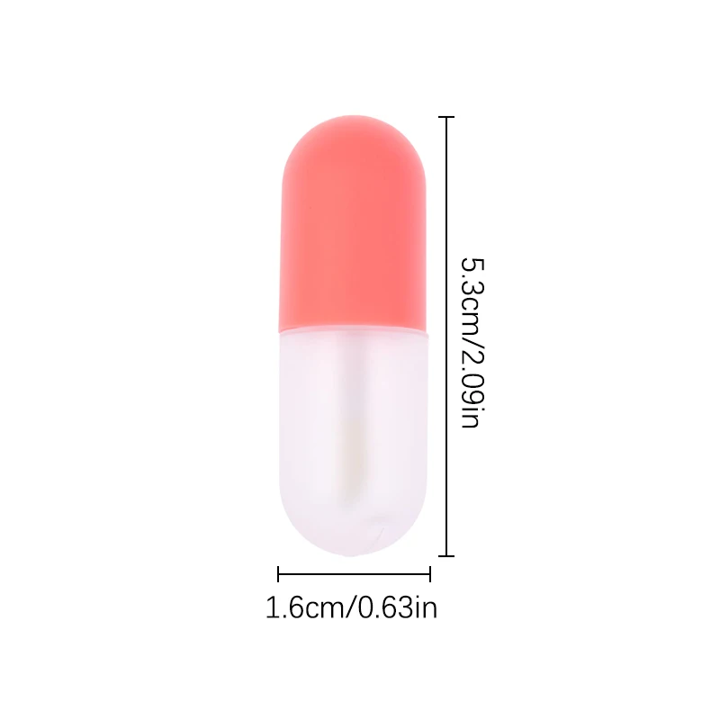 Mini capsula da 5 ml per lucidalabbra, smalto per labbra, tubo vuoto, rossetto, balsamo per labbra in plastica fai da te, campione di rossetto, contenitore cosmetico da viaggio